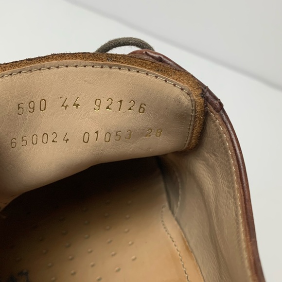 ECCO Brown leather lace up oxfords, size 44 - Picture 10 of 13